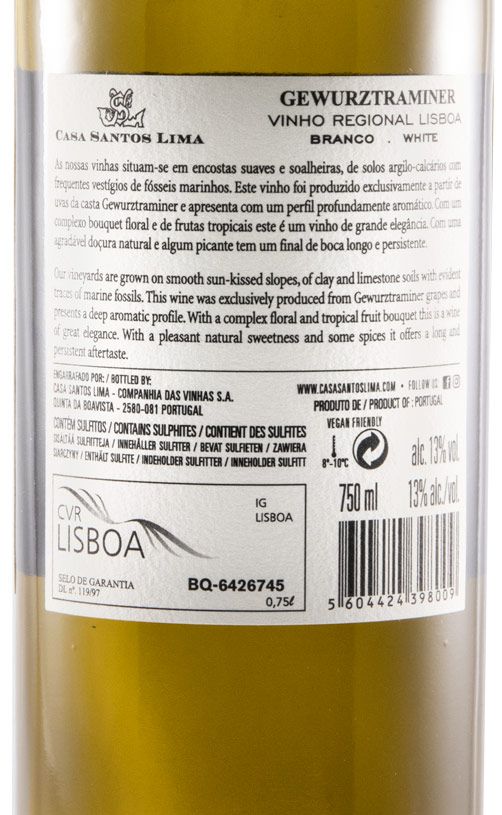 2019 Casa Santos Lima Gewurztraminer branco