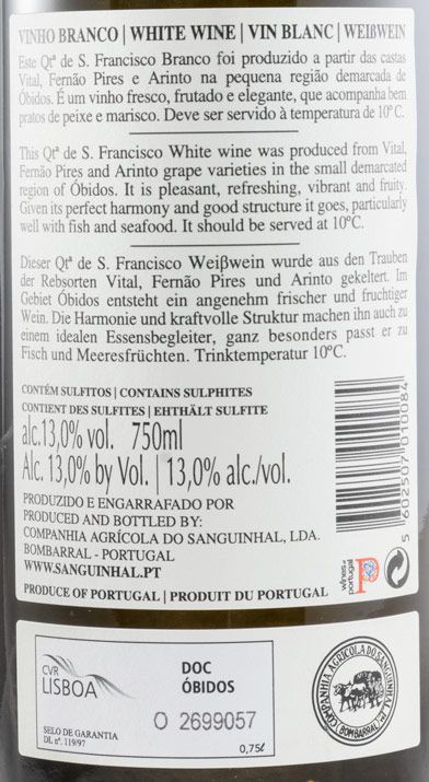 2019 Quinta de S. Francisco white