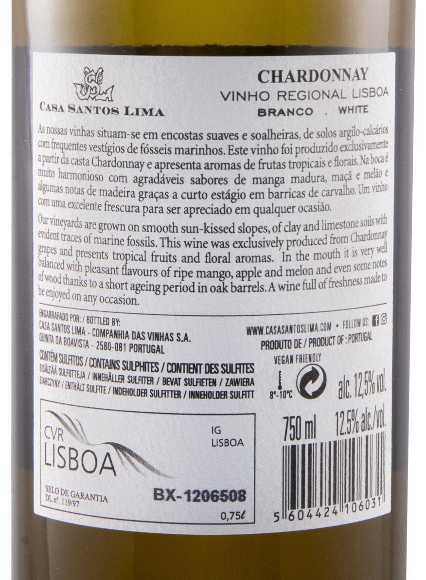 2020 Casa Santos Lima Chardonnay branco