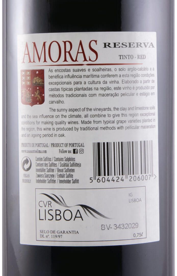 2018 Casa Santos Lima Amoras Reserva tinto