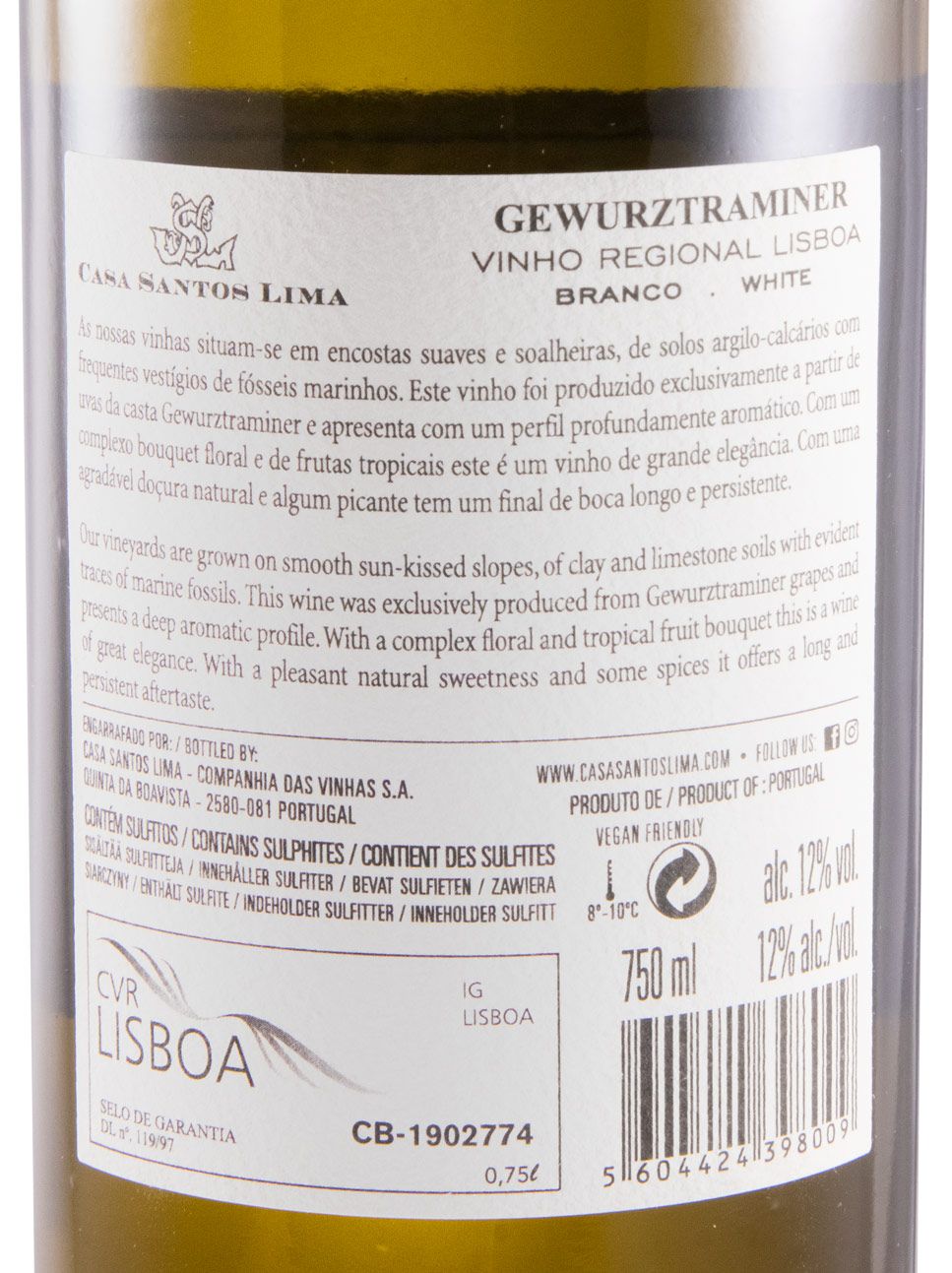 2020 Casa Santos Lima Gewürztraminer branco