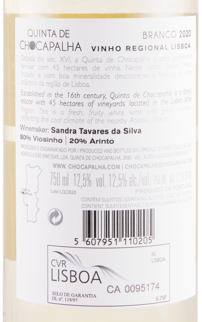 2020 Quinta de Chocapalha white