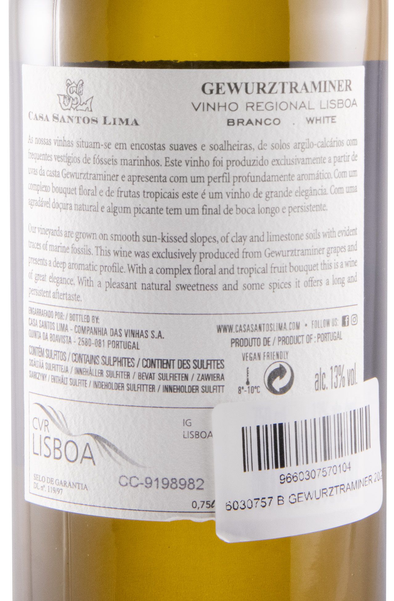 2021 Casa Santos Lima Gewürztraminer branco