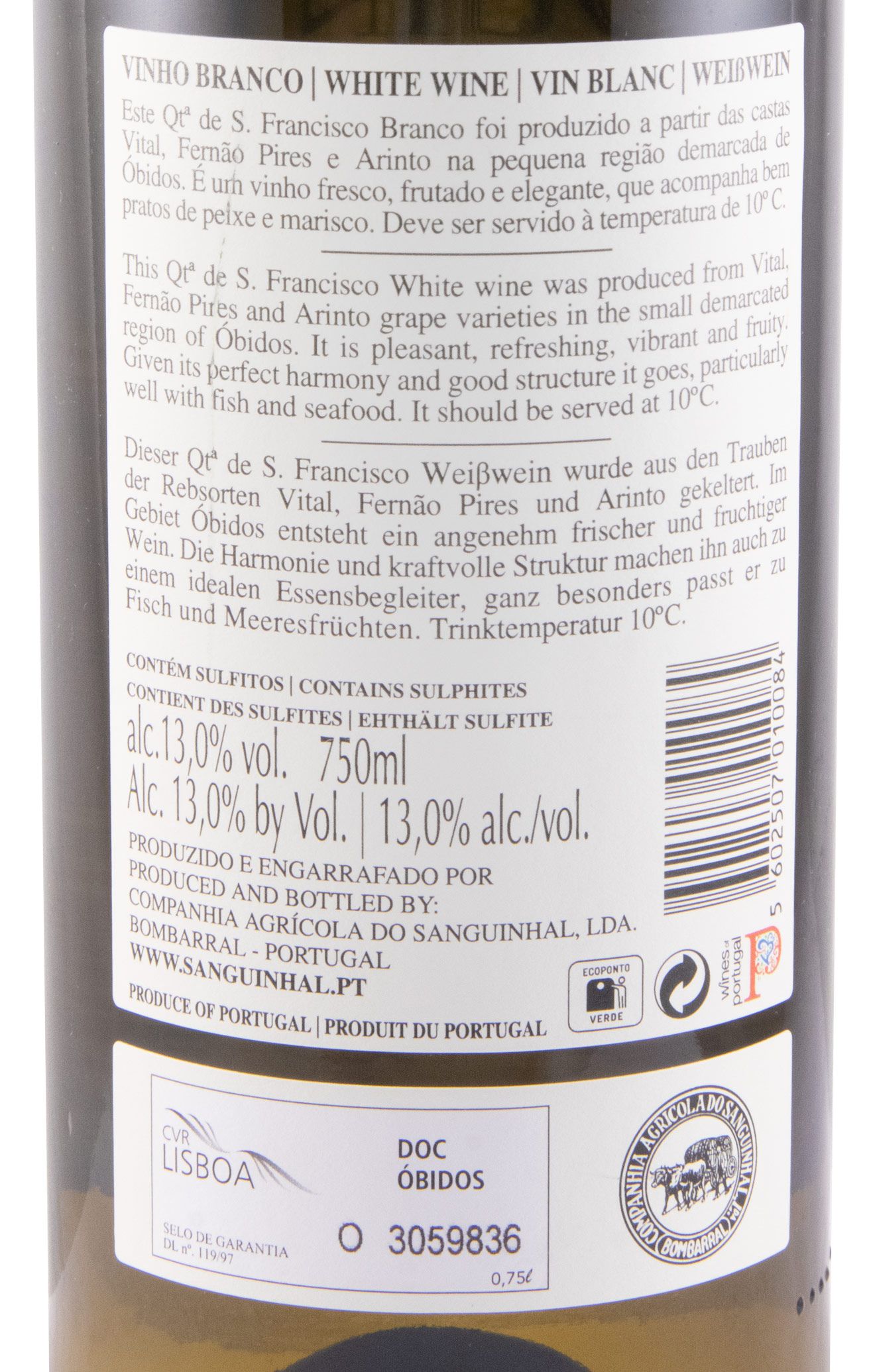 2021 Quinta de S. Francisco branco