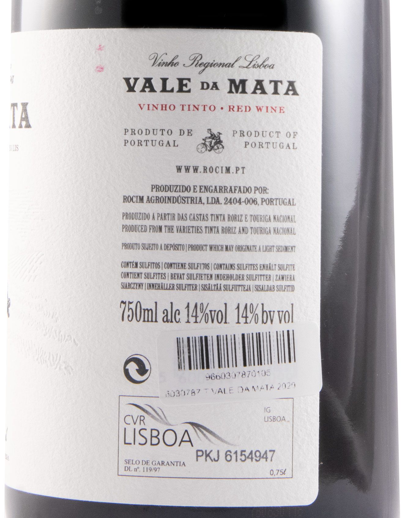 2020 Rocim Vale da Mata tinto