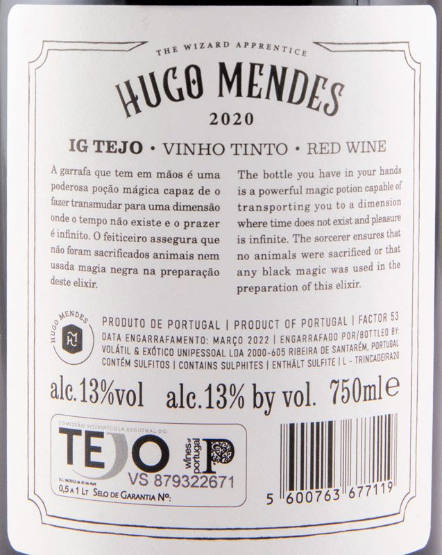 2020 Hugo Mendes Tejo red