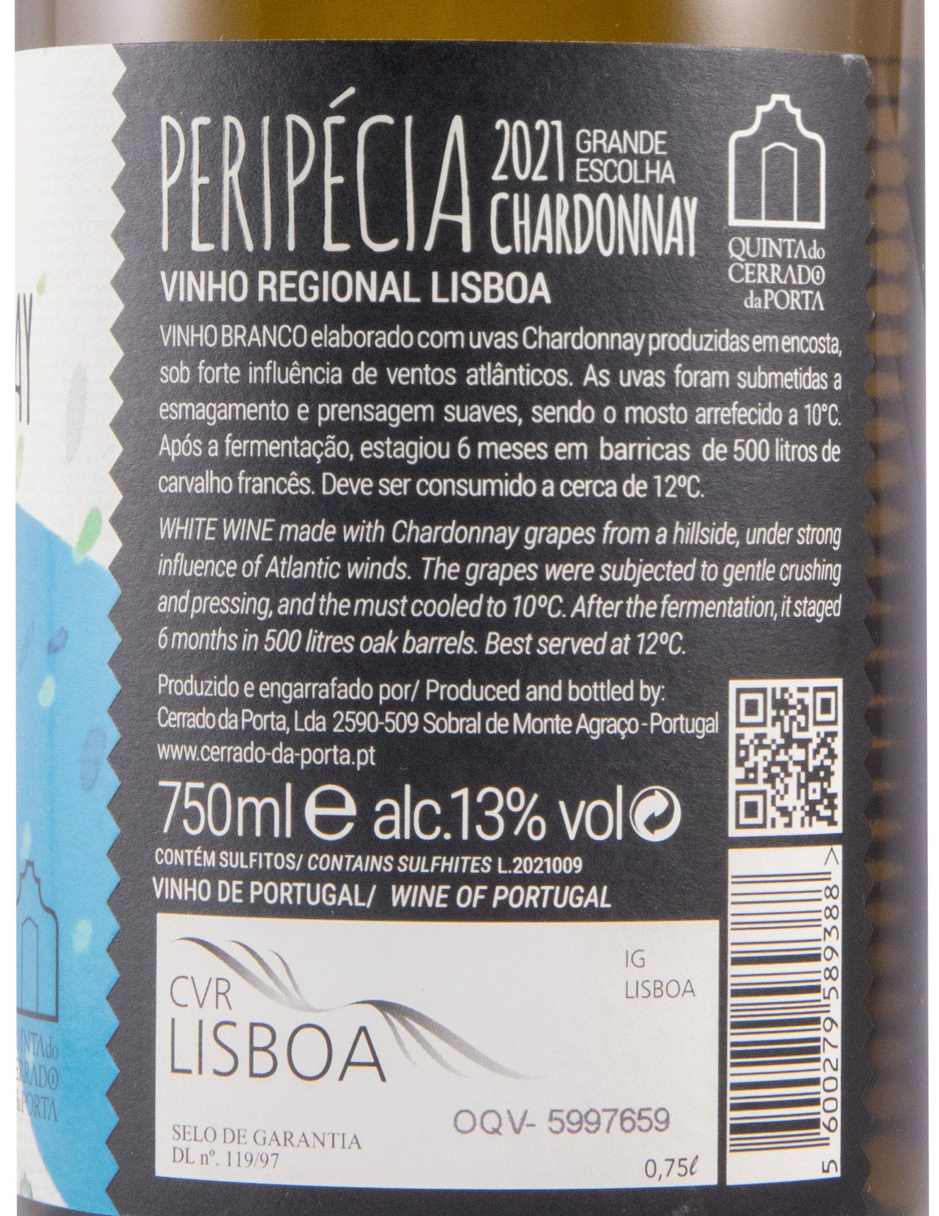 2021 Peripécia Chardonnay Grande Escolha white