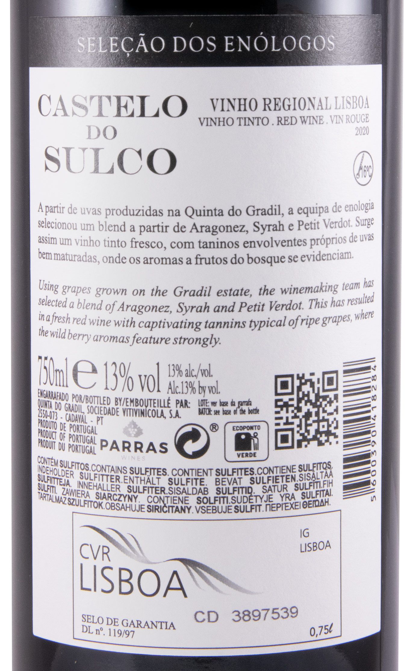 2021 Castelo do Sulco Seleção dos Enólogos red