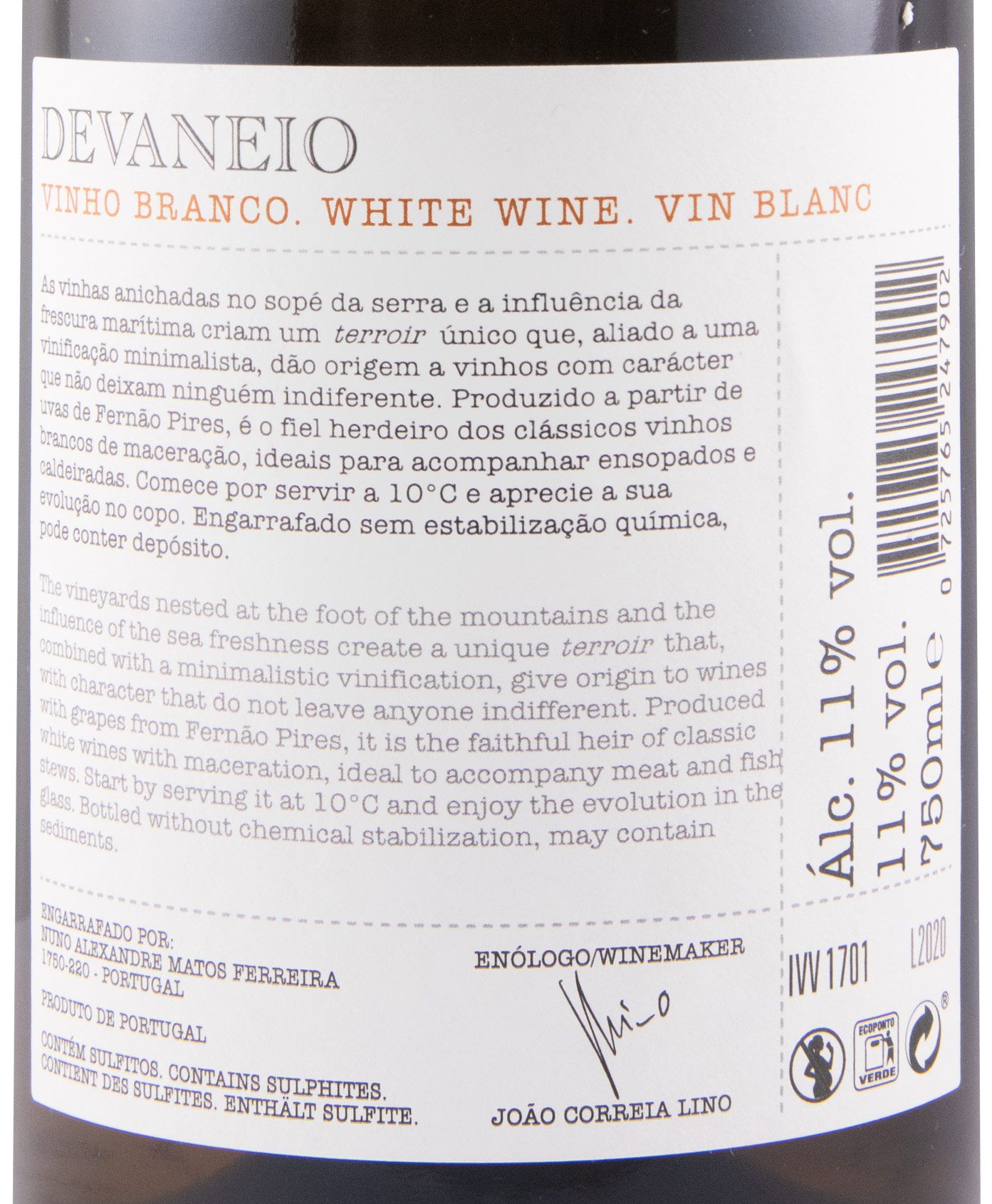 Devaneio Curtimenta white