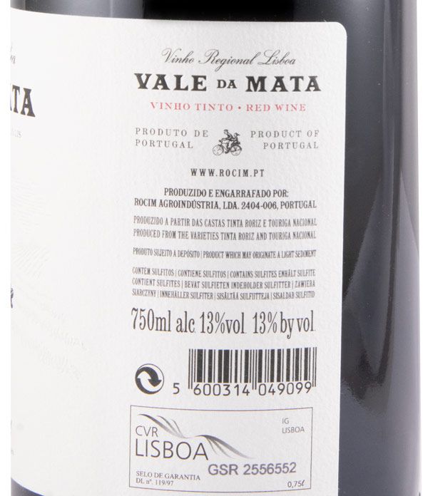 2022 Rocim Vale da Mata tinto