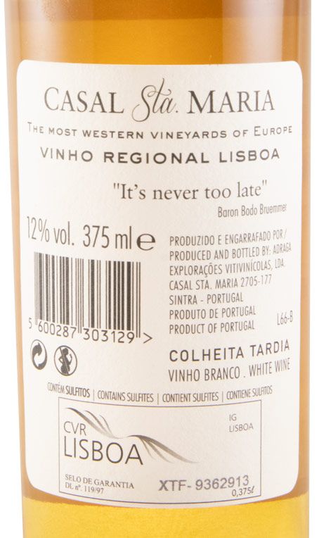 2019 Casal Sta. Maria Late Harvest white 37.5cl