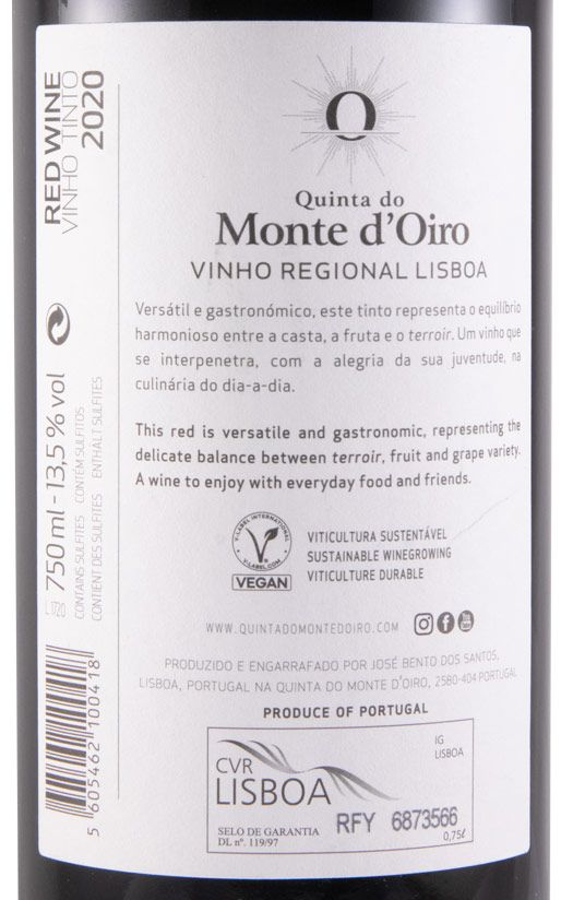 2020 Quinta do Monte d'Oiro tinto