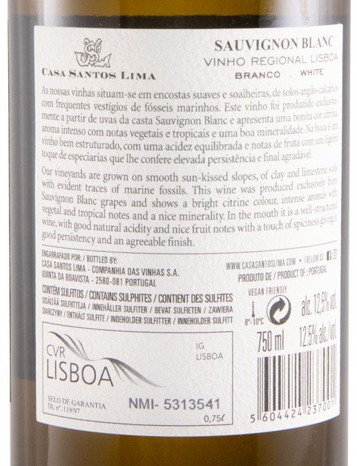 2023 Casa Santos Lima Sauvignon Blanc white