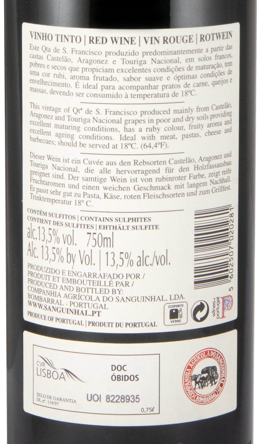 2020 Quinta de S. Francisco red