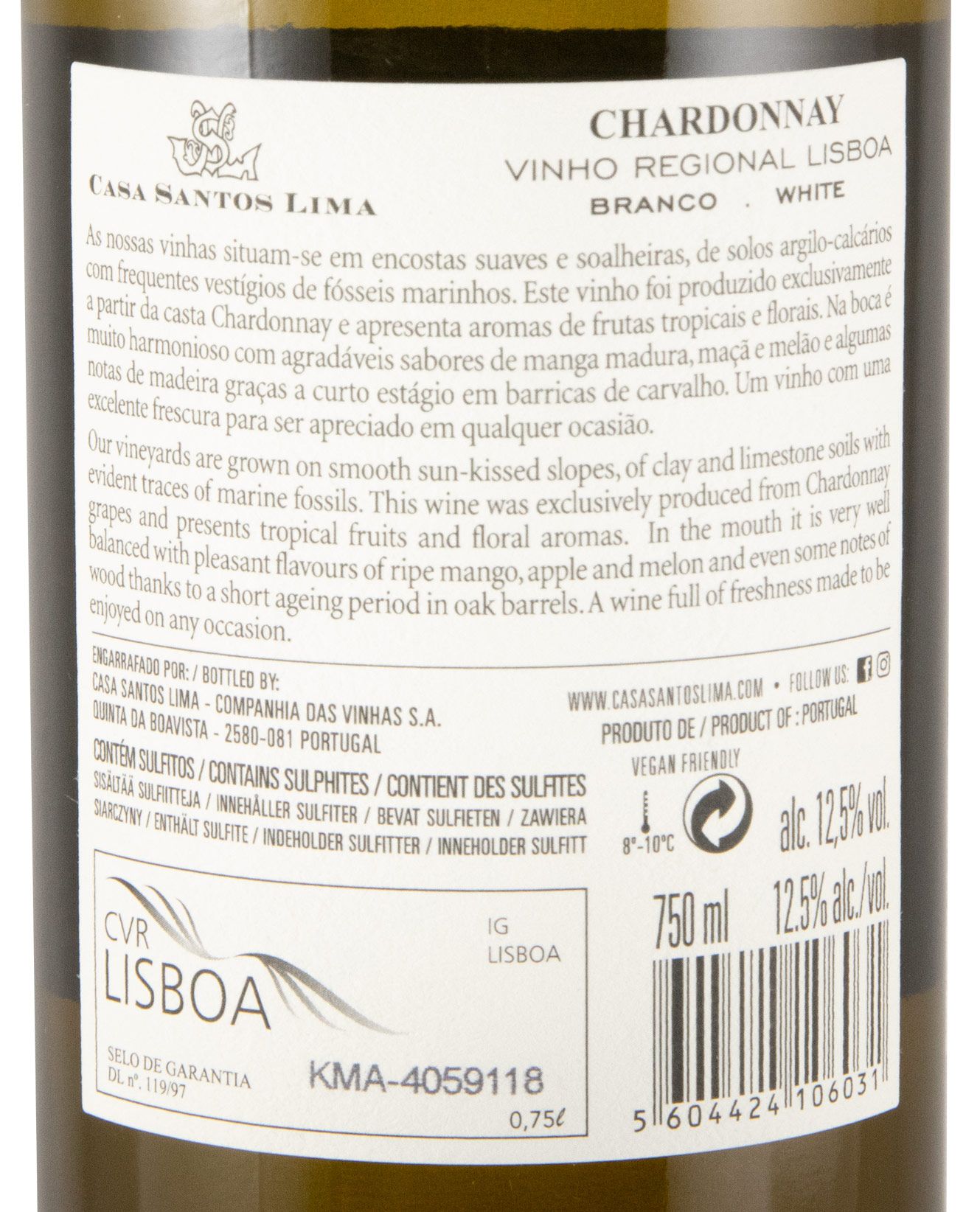 2023 Casa Santos Lima Chardonnay branco