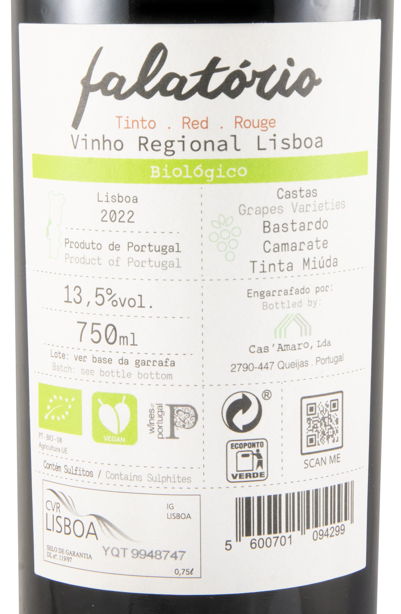 2022 Falatório organic red