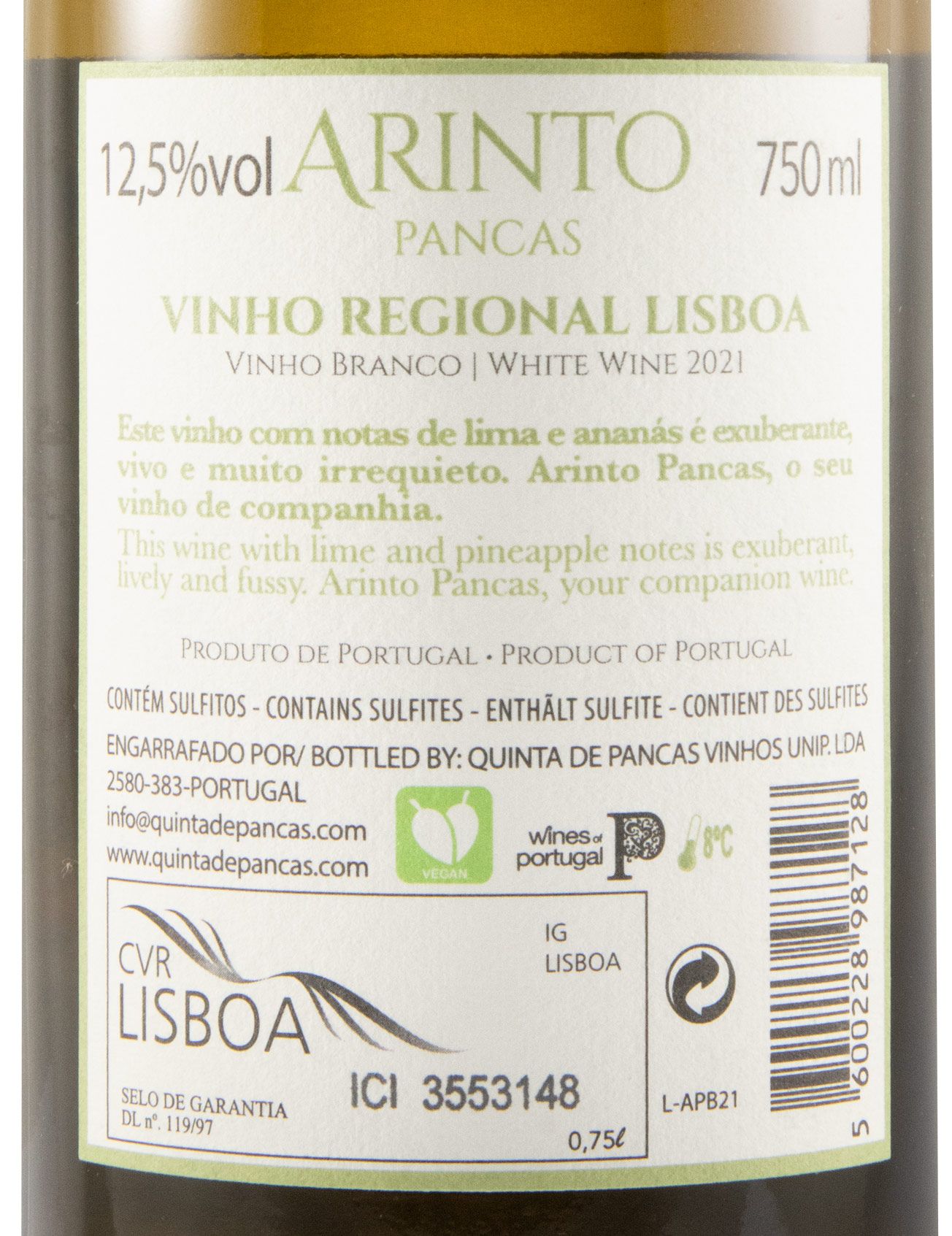 2021 Quinta de Pancas Arinto branco