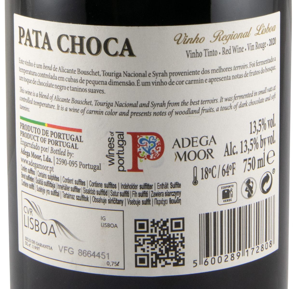 2020 Pata Choca tinto