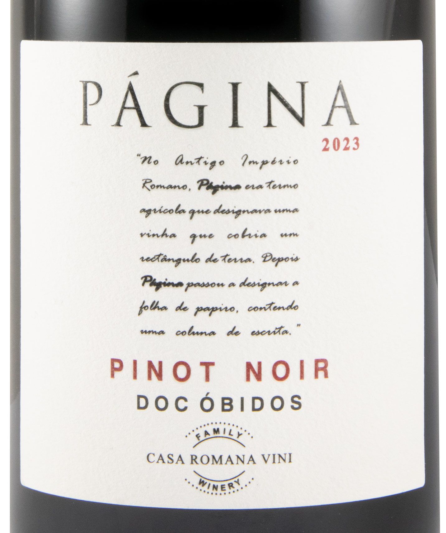 2023 Página Pinot Noir tinto