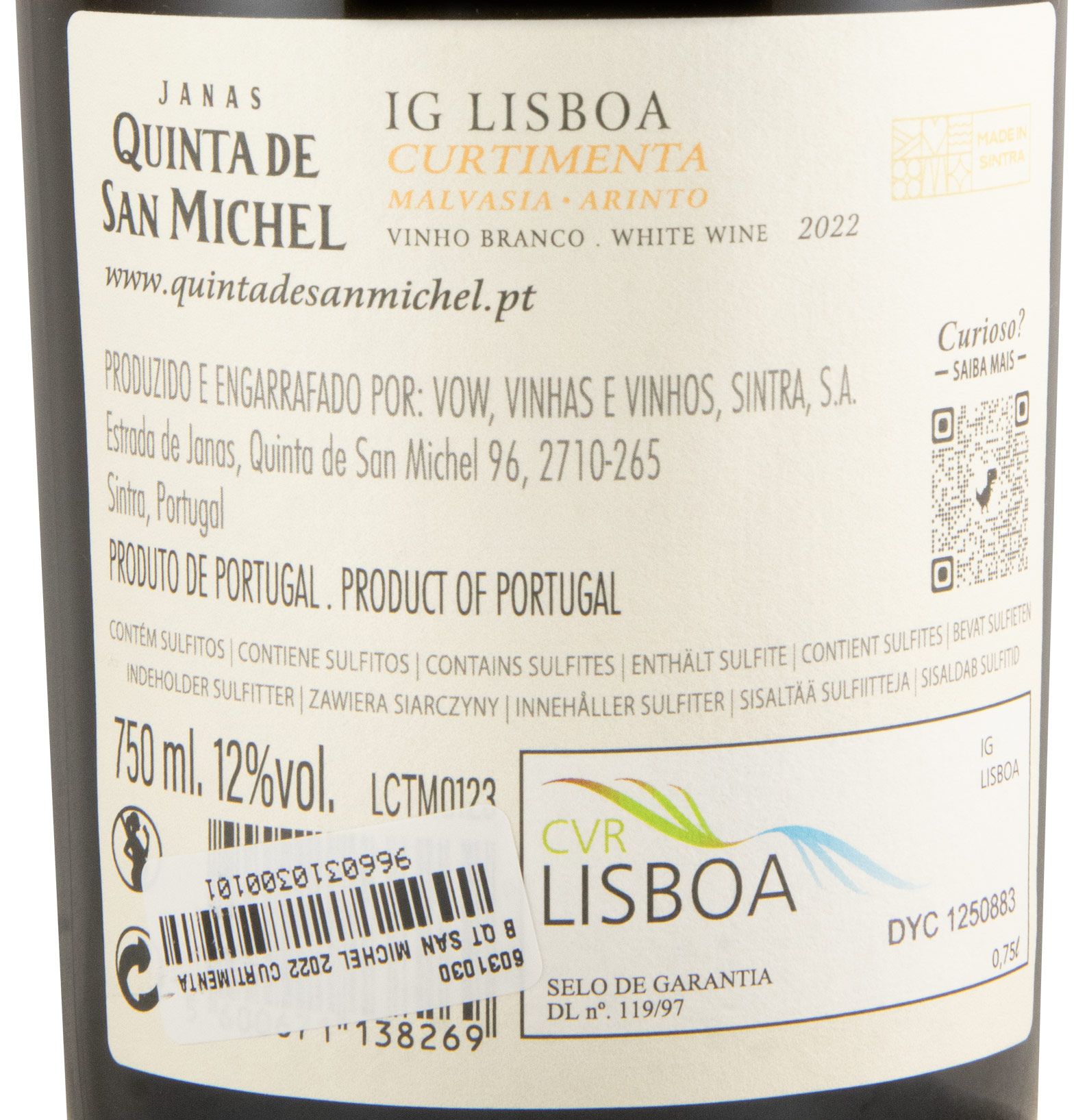 2022 Quinta de San Michel Curtimenta white
