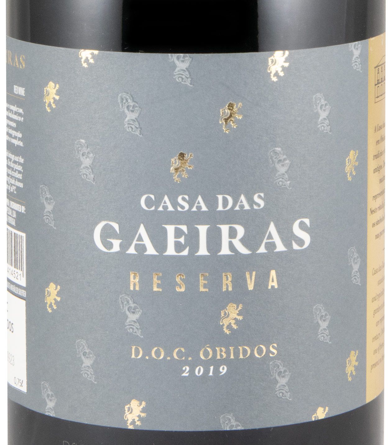 2019 Casa das Gaeiras Vinhas Velhas Reserva tinto