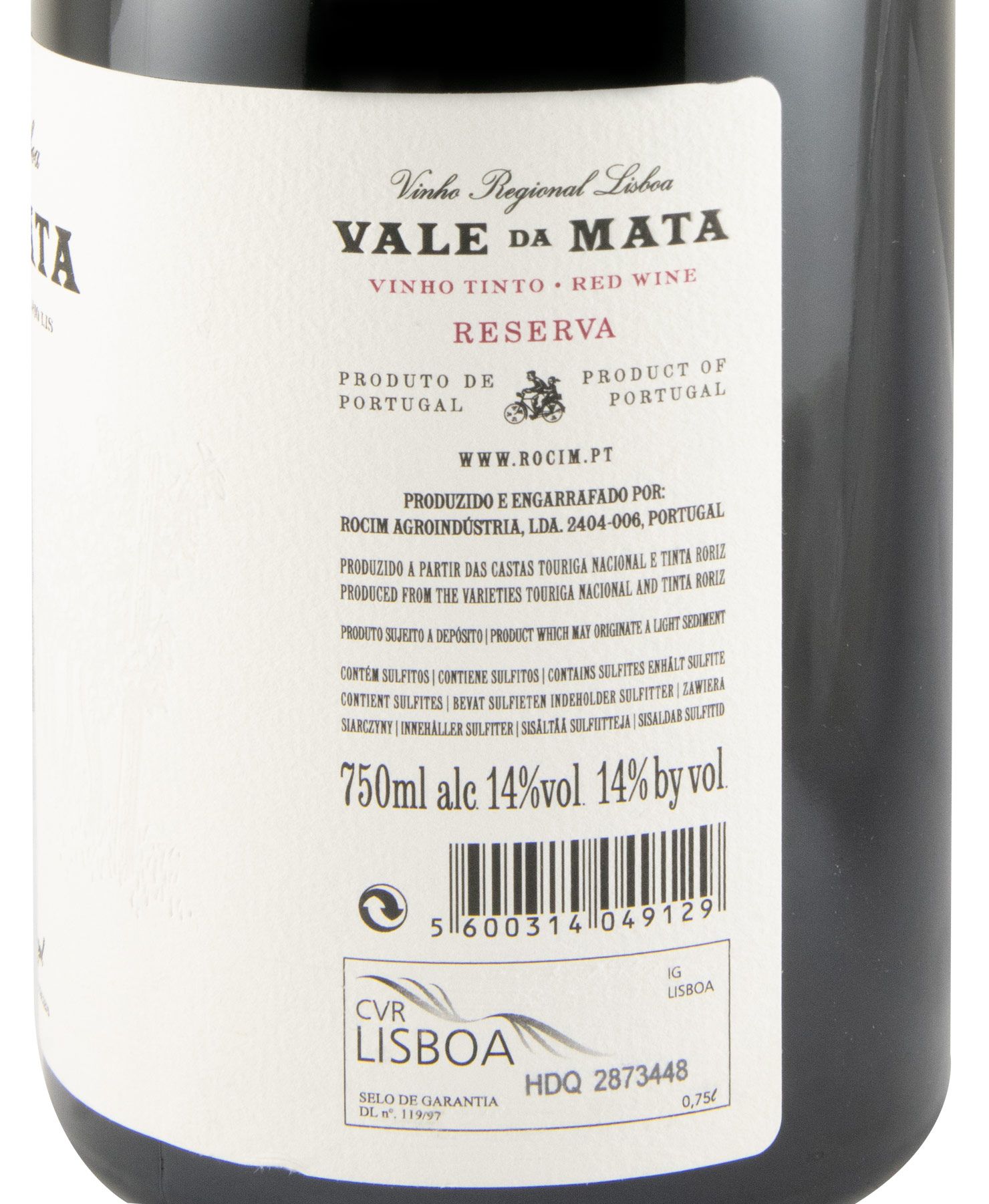 2021 Vale da Mata Reserva red
