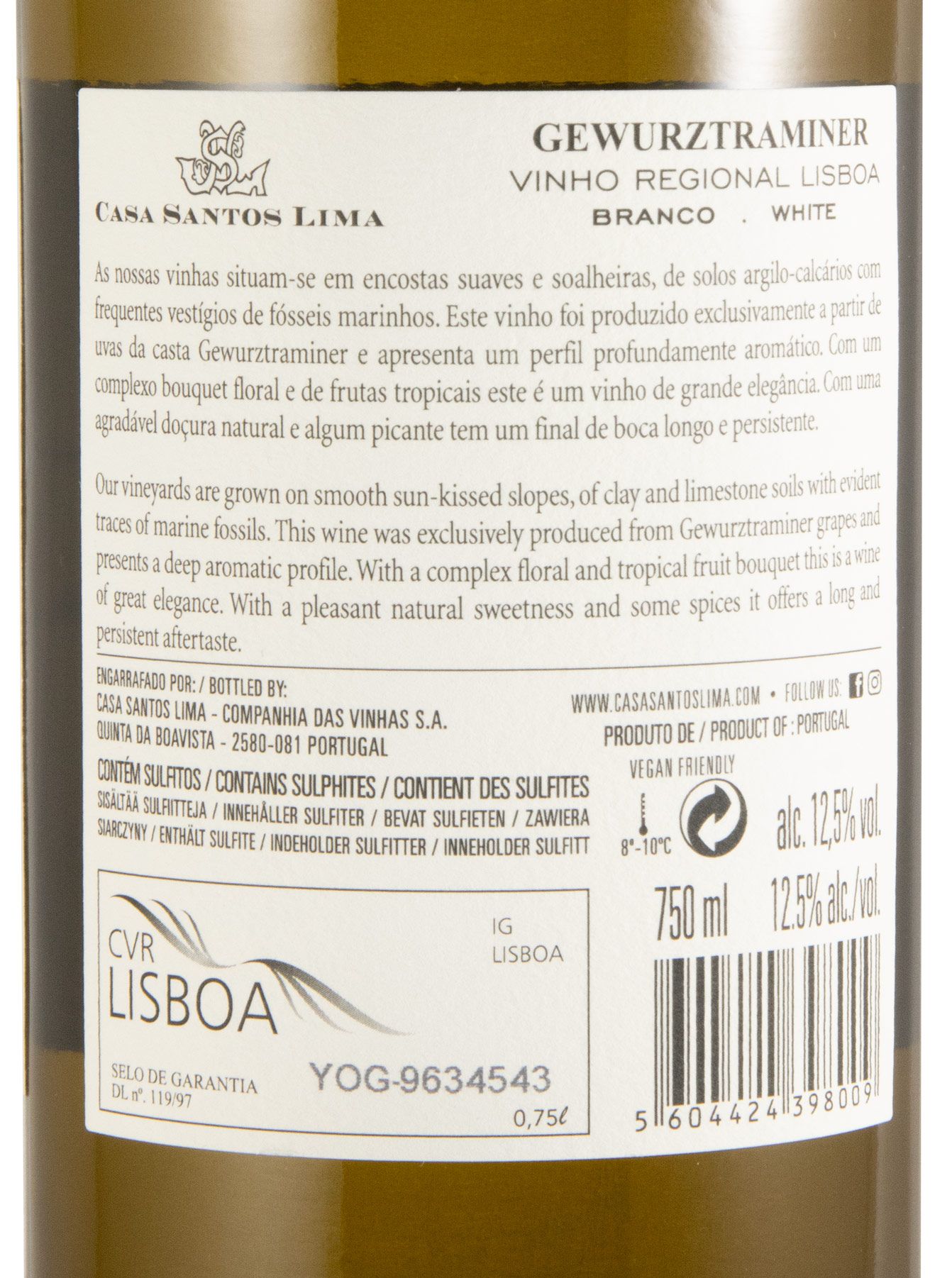 2023 Casa Santos Lima Gewürztraminer branco