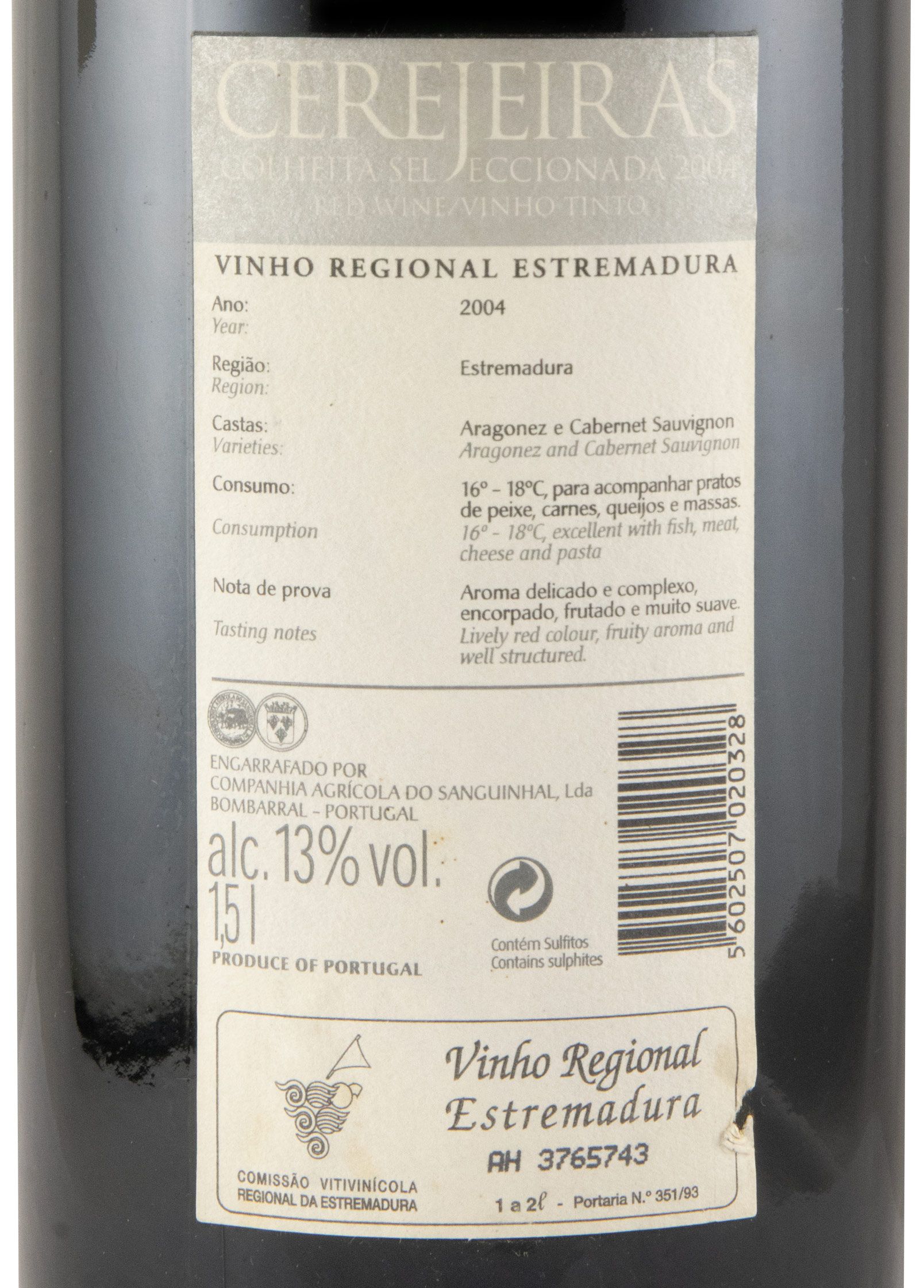 2004 Cerejeiras Colheita Seleccionada red 1.5L