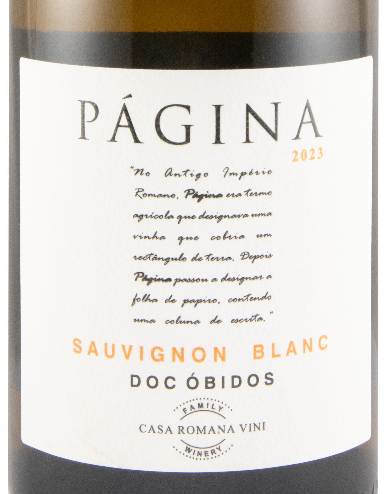 2023 Página Sauvignon Blanc branco