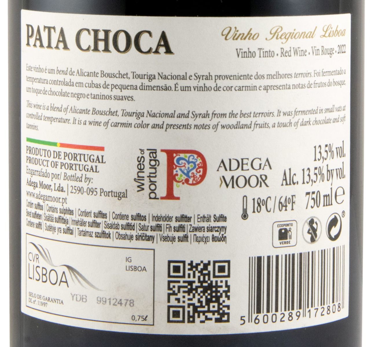 2022 Pata Choca tinto