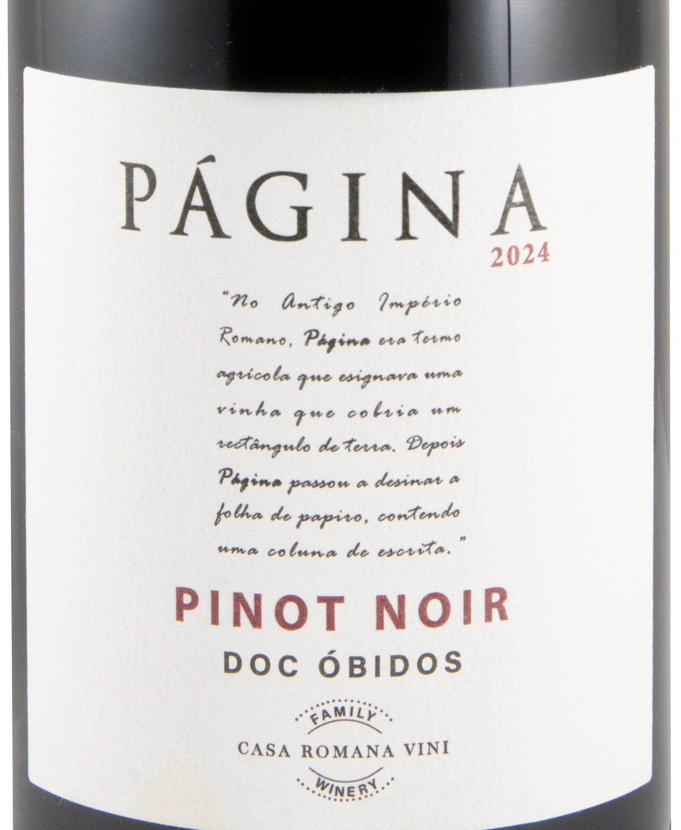 2024 Página Pinot Noir tinto