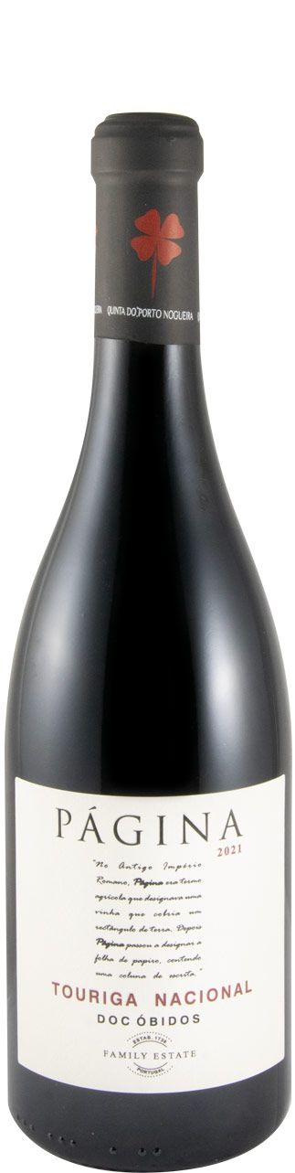 2021 Página Touriga Nacional red (damaged label)