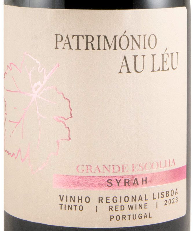 2023 Património Au Léu Syrah Grande Escolha tinto