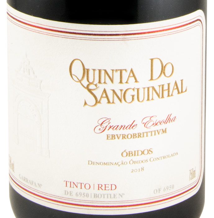 2018 Quinta do Sanguinhal Grande Escolha red