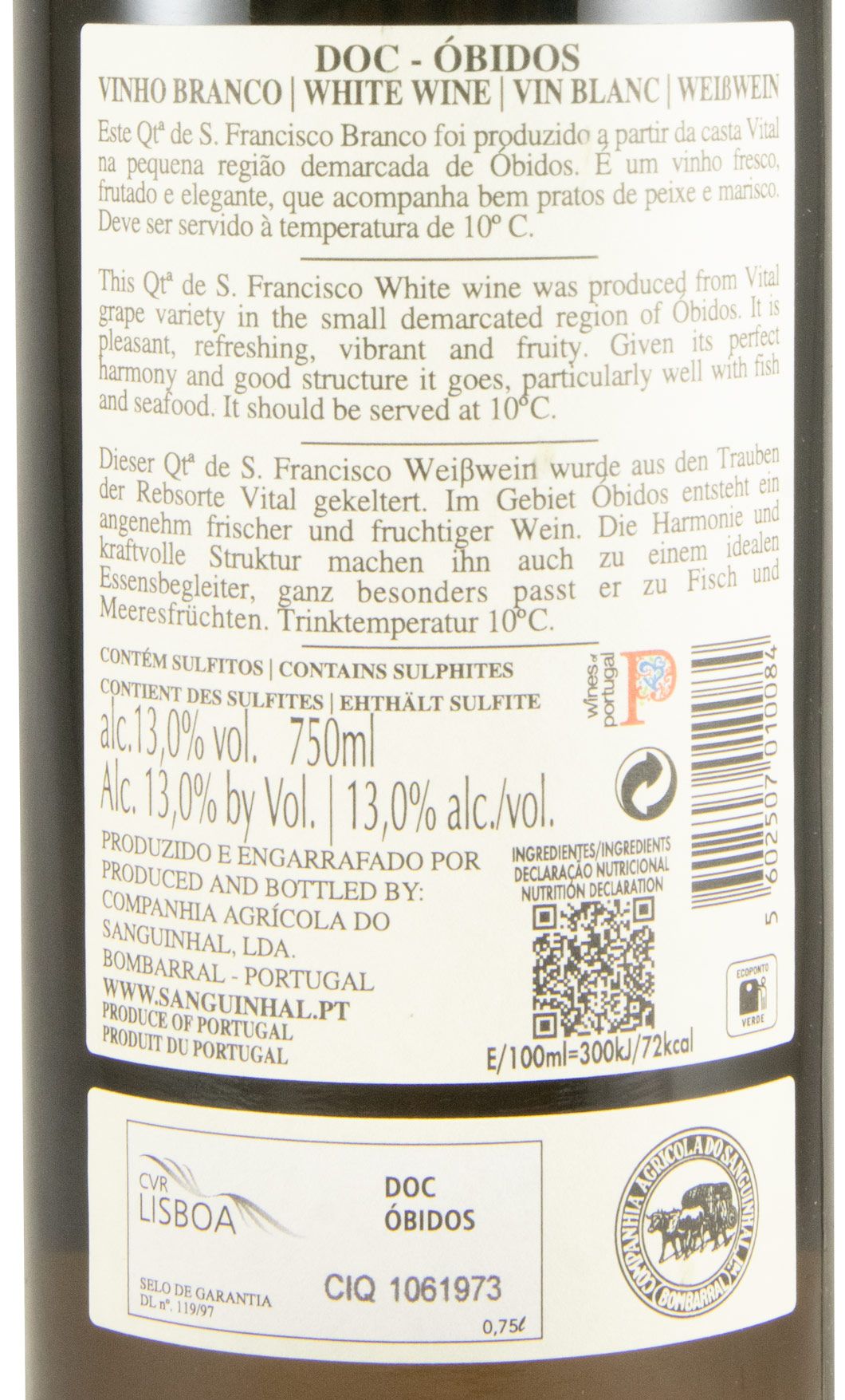 2024 Quinta de S. Francisco Vital white