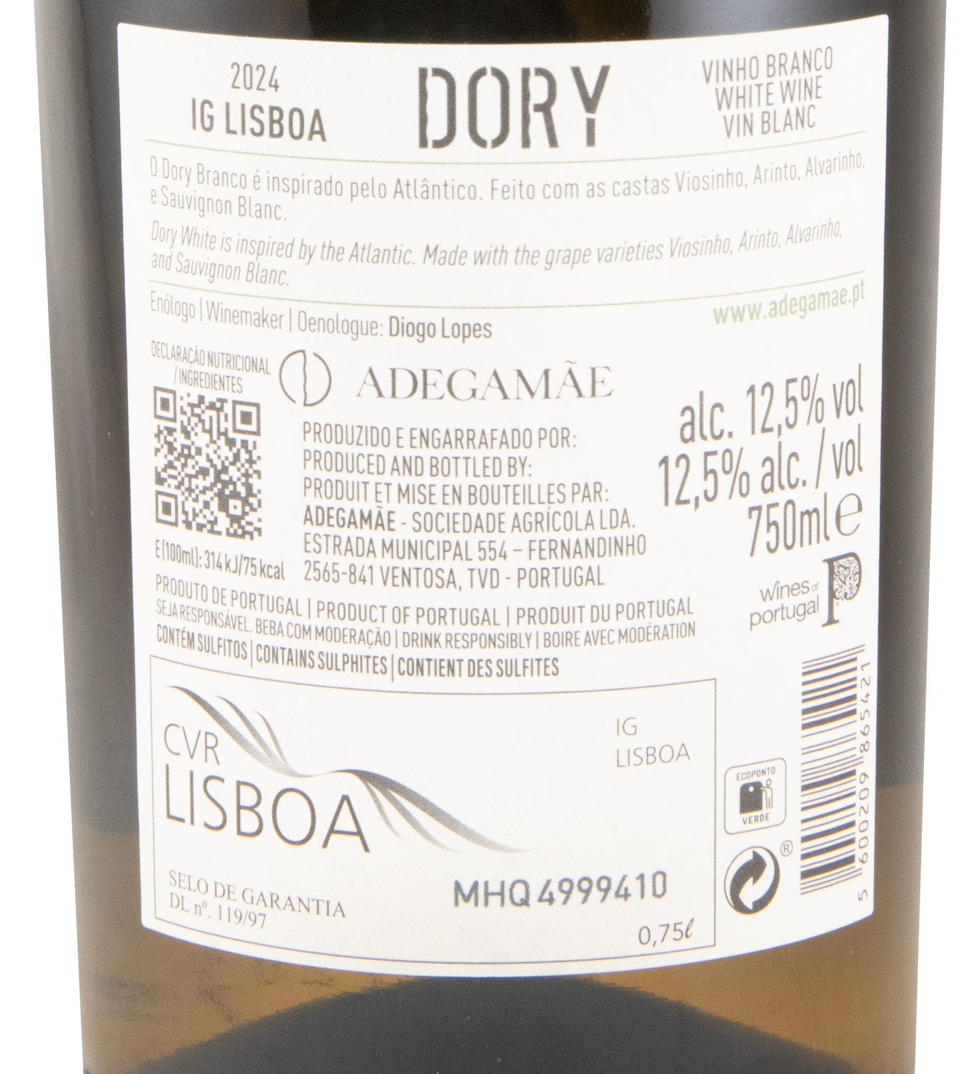 2024 AdegaMãe Dory white