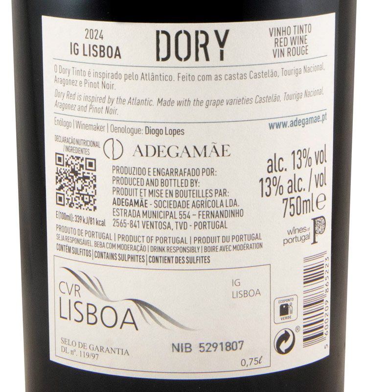 2024 AdegaMãe Dory red