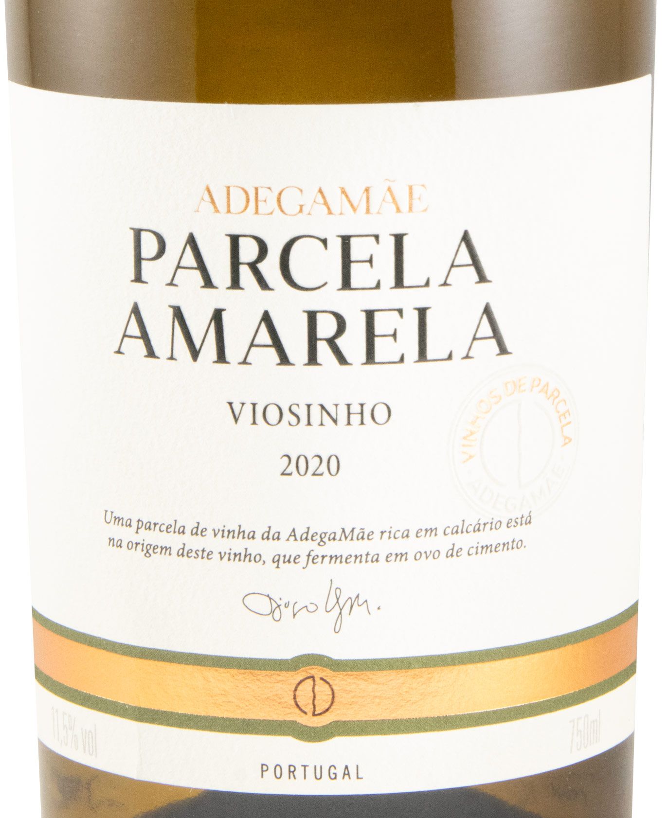2020 AdegaMãe Parcela Amarela Viosinho branco