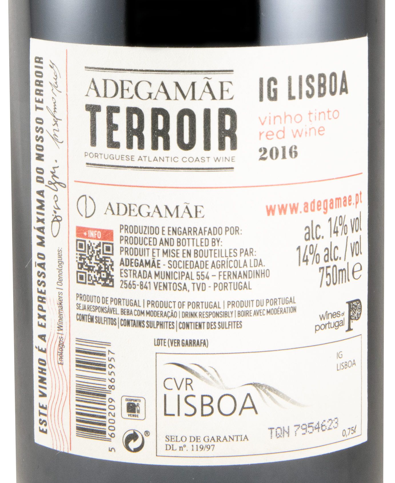 2016 AdegaMãe Terroir red