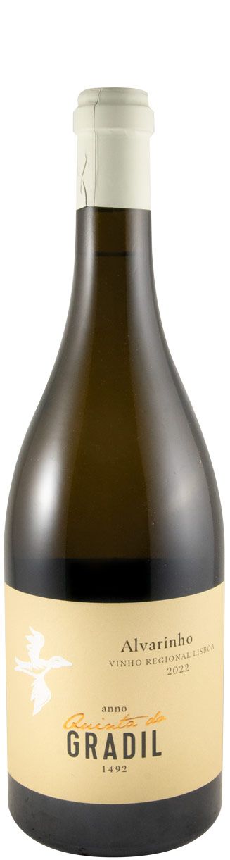 2022 Quinta do Gradil Alvarinho branco (rótulo danificado)