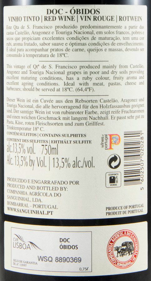 2022 Quinta de S. Francisco red