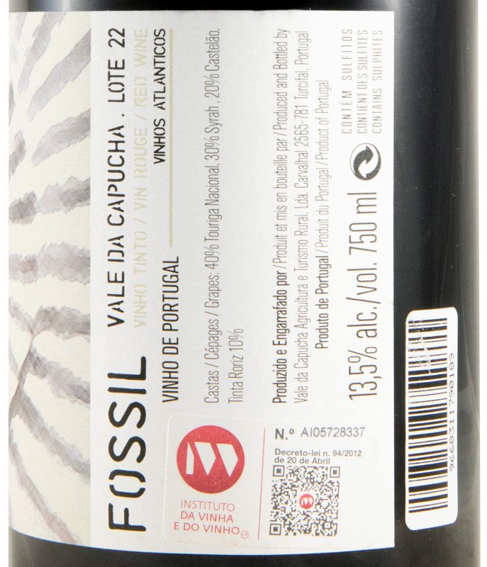 2022 Vale da Capucha Fossil red