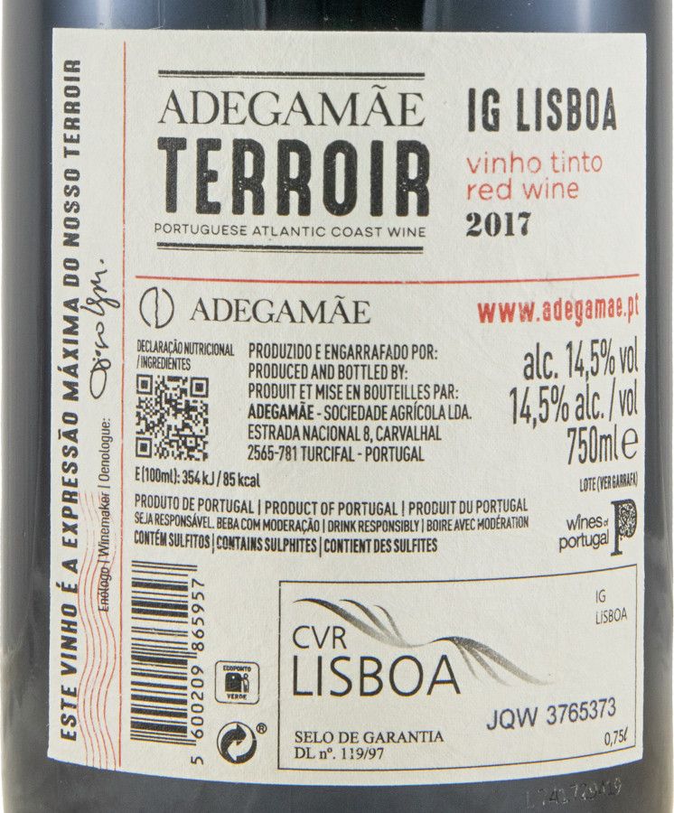 2017 AdegaMãe Terroir tinto