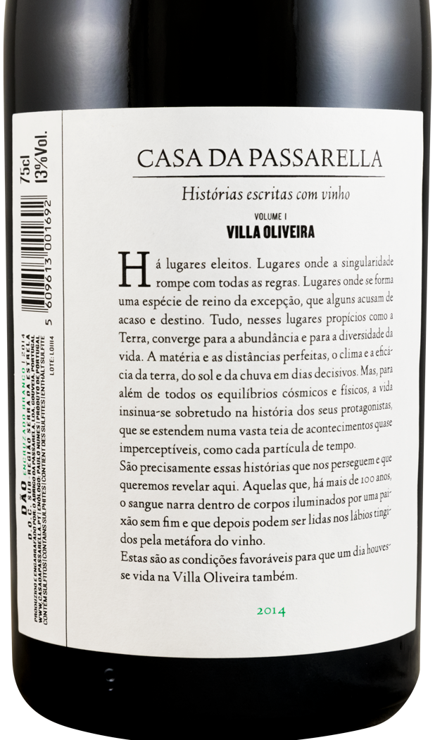 2014 Casa da Passarella Villa Oliveira Encruzado white