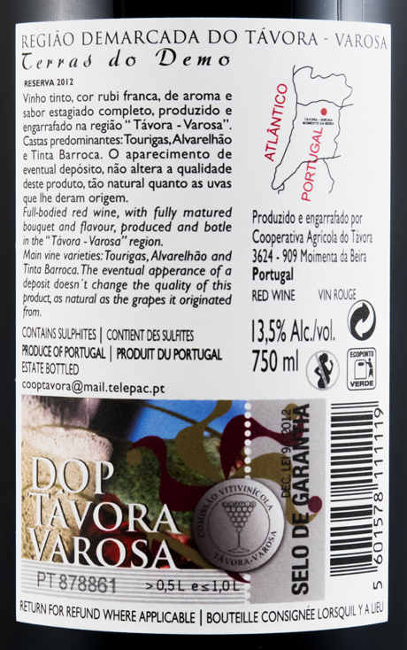 2012 Terras do Demo red