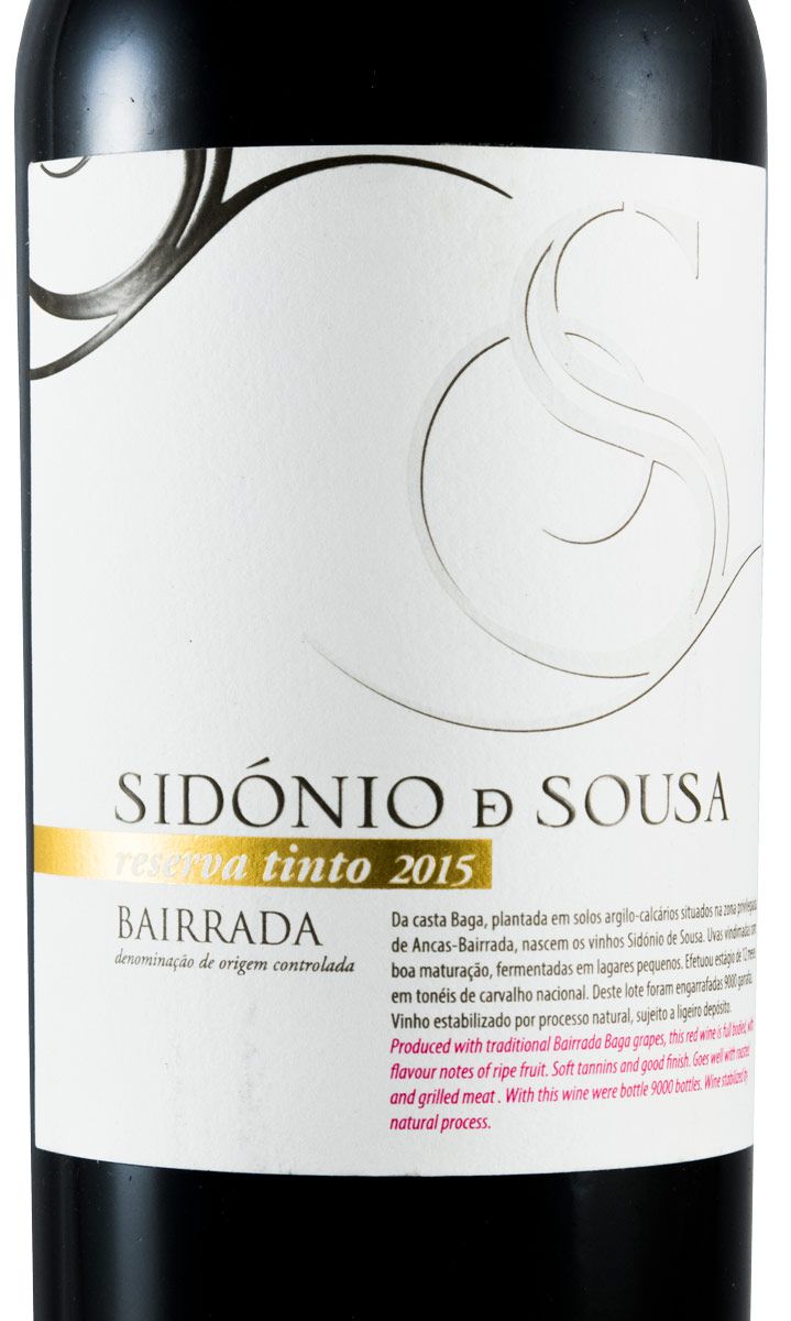 2015 Sidónio de Sousa Reserva tinto