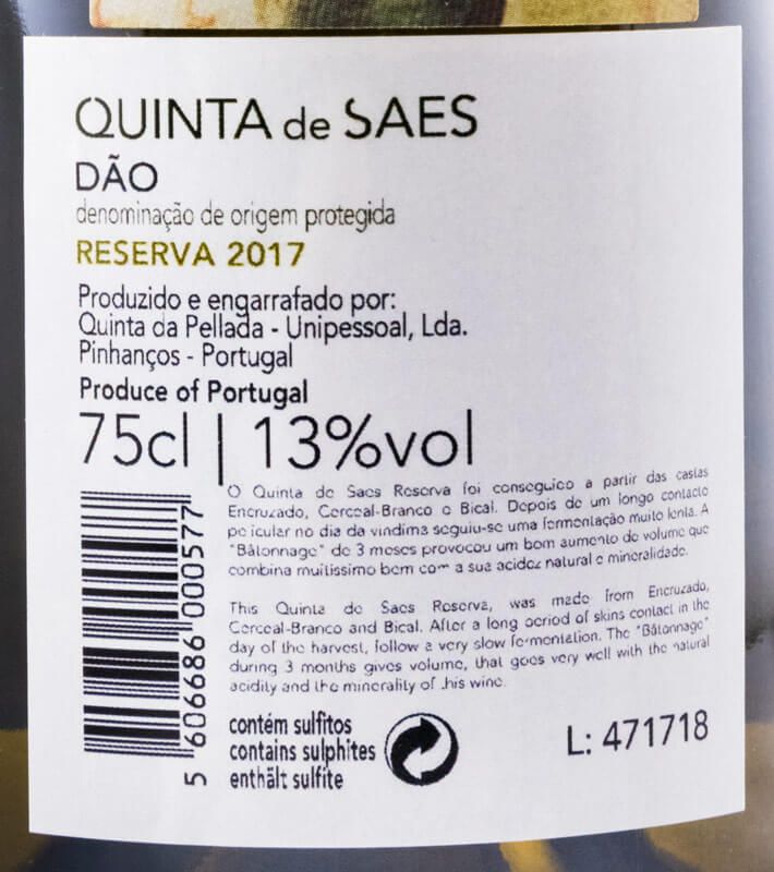 2017 Quinta de Saes Reserva white