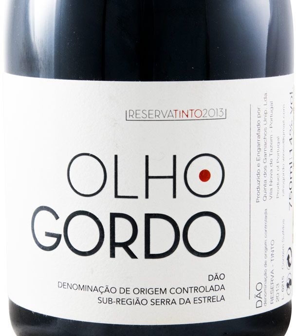 2013 Olho Gordo Reserva red