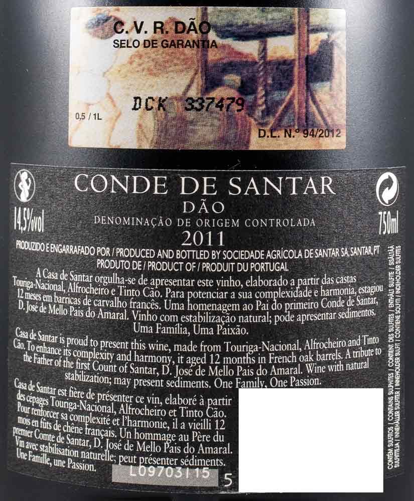 2011 Conde de Santar tinto