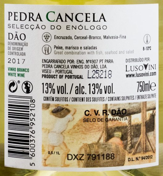 2017 Pedra Cancela Seleção do Enólogo white